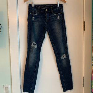 Article of Society Slim Fit Distressed Jeans